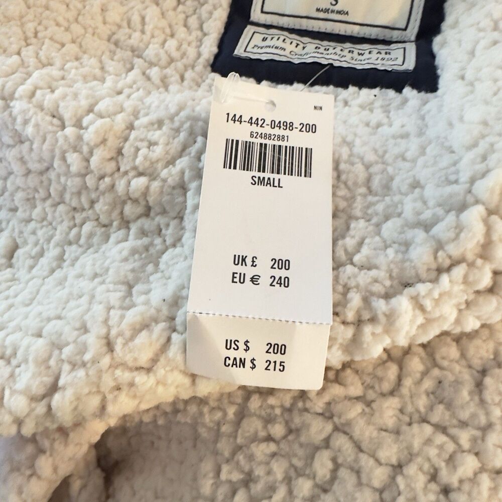 Y2K Abercrombie and Fitch NWT Military Style Jacket S Vintage Fur Trim . NWT ! - Picture 15 of 16